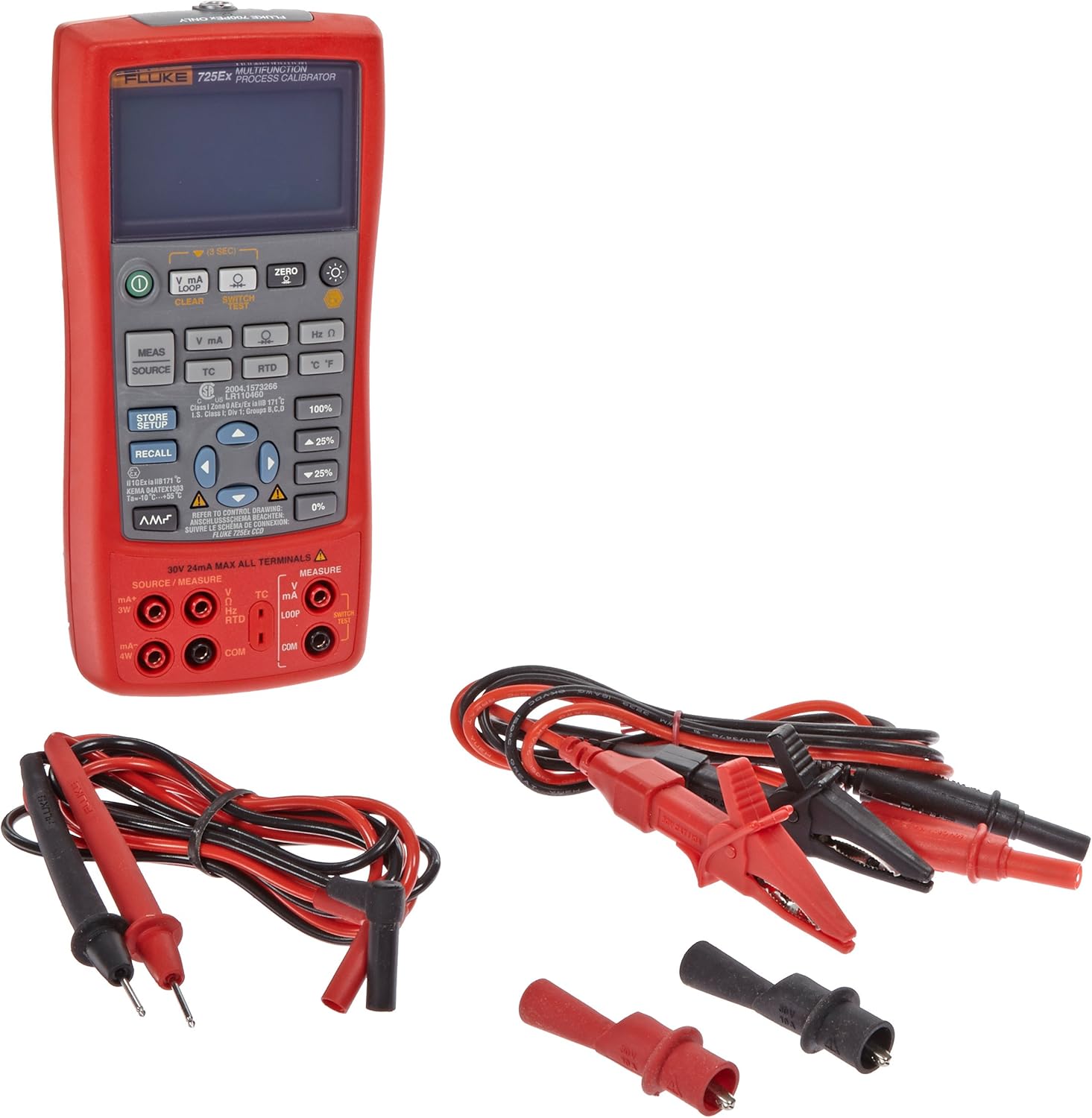 Fluke 725EX Intrinsically Safe MultiFunction Process Calibrator