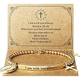 DS Inspirational Bracelet for Women Christian Engraved Bibler Verse Cross Butterfly Daisies Charm Bracelet, Exquisite Stainless Steel Jewelry Daughter Best Friend Bestie