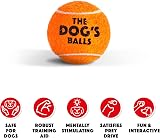 The Dog's Balls Dog Tennis Balls Orange Small 6 Pack Non Abrasive Felt view 2