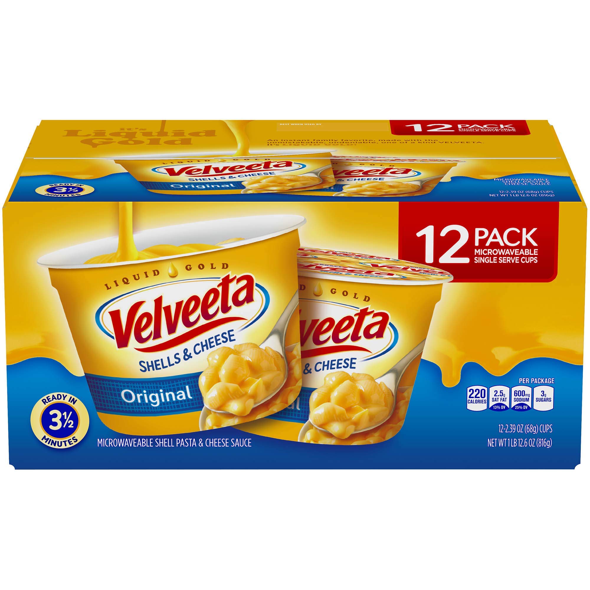 Velveeta Shells and Cheese, Single Serve Cups
