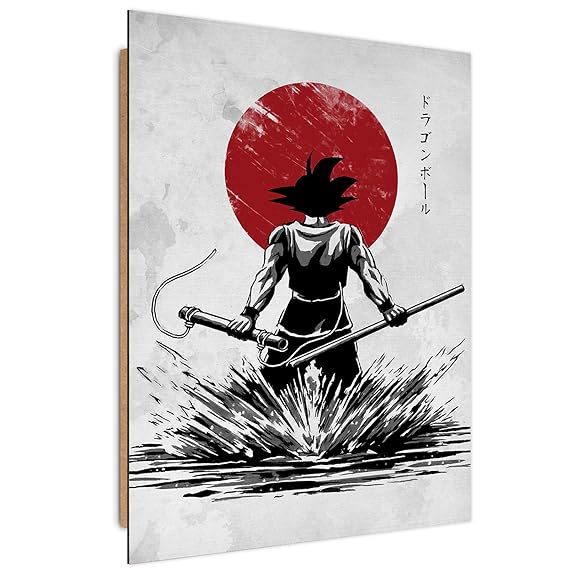 Feeby Anime vom DDJVIGO wanddekoration - 50x70 cm - Weiss weiß rot schwarz