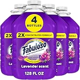 Fabuloso 2X Multi-Purpose Cleaner, No Rinse Floor Cleaner, Long-Lasting Freshness, Lavender Scent, 128 fl oz