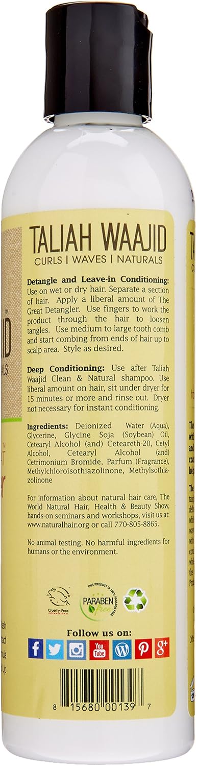 Taliah Waajid The Great Detangler 237 ml, White, 237 ml (Pack of 1) - Image 4
