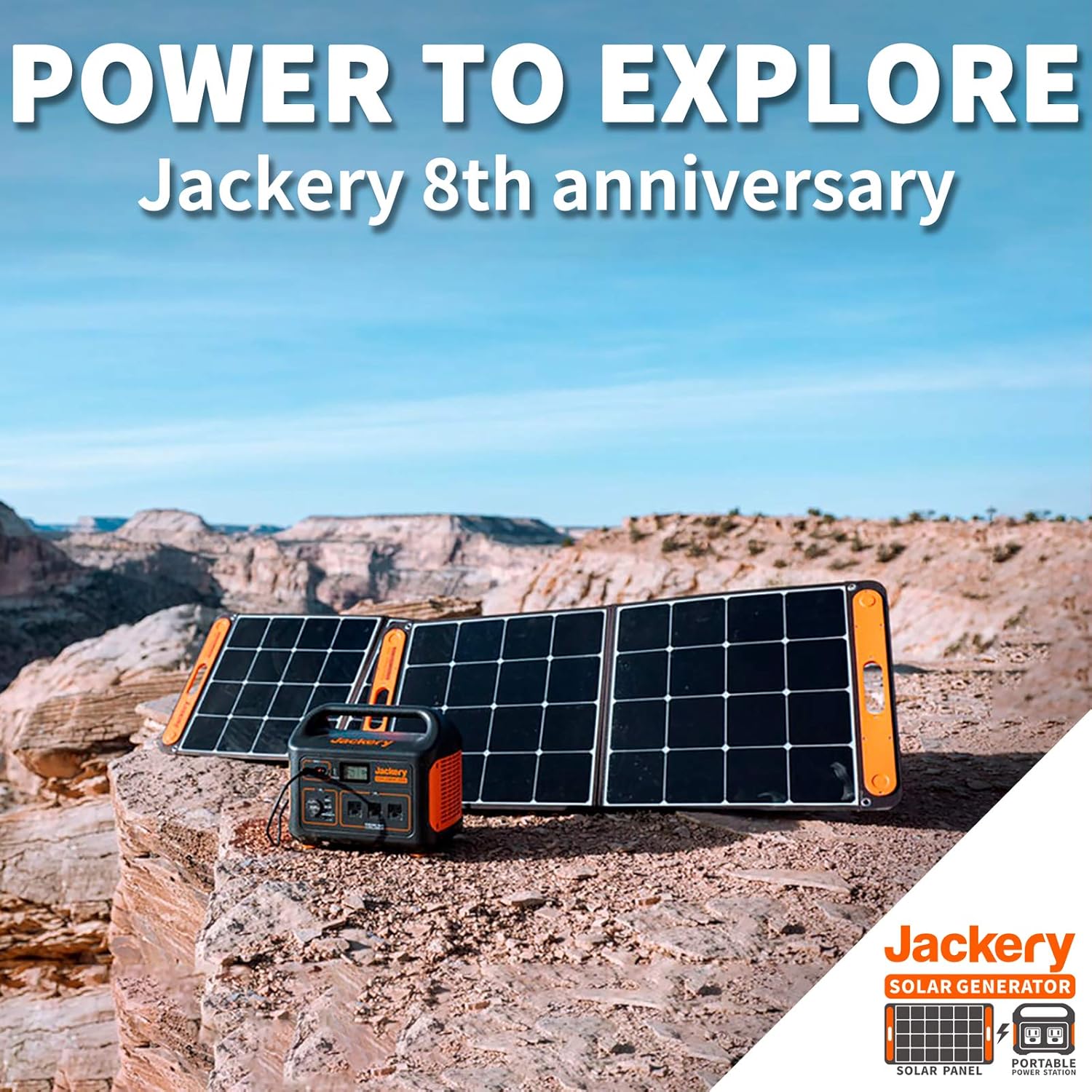Jackery Portable Power Station Explorer 1000, 1002Wh Solar Generator (Solar Panel Optional) with 3x110V/1000W AC Outlets, Solar Mobile Lithium Battery Pack for Outdoor RV/Van Camping, Emergency : Garden & Outdoor
