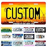Metal Custom License Plate for Kansas - 6x12 Inch