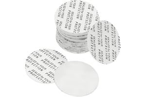 PATIKIL 28mm/1.1" Foam Lid Liner, 100 Pack PS Foam Resistant Tamper Pressure Sensitive Seal for Bottle Cap Liners Seals