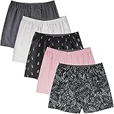 Natural Feelings Classic Boxers Shorts Cotton Woven Mens Underwear Boxers Pack