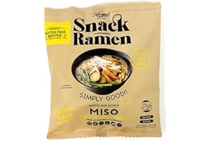 GLUTEN FREE MEISTER Gluten Free Snack Ramen-MISO 7pk (Vegan/Halal/No MSG)