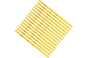 ACXMKEX 12" Bi-Metal Hacksaw Blades, 18 TPI, 24 TPI,32 TPI, 15pack - Replacement High Speed Steel Safe Flex Hacksaw Frame Blade,HB182432-5