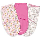 Summer Infant 3 Piece SwaddleMe Adjustable Infant Wrap, Hoot I'm Cute, Large