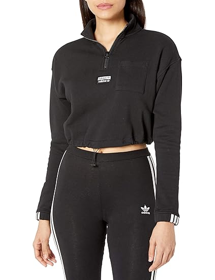 adidas originals half zip sweatshirt