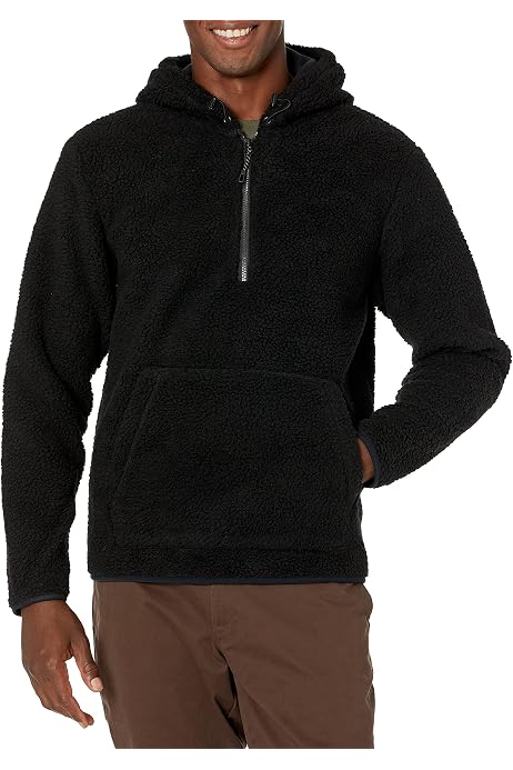 Quarter-Zip Sherpa Fleece Jacket 