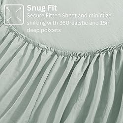 Casa Platino Queen Sheet Set, Pre-Washed Bed Set