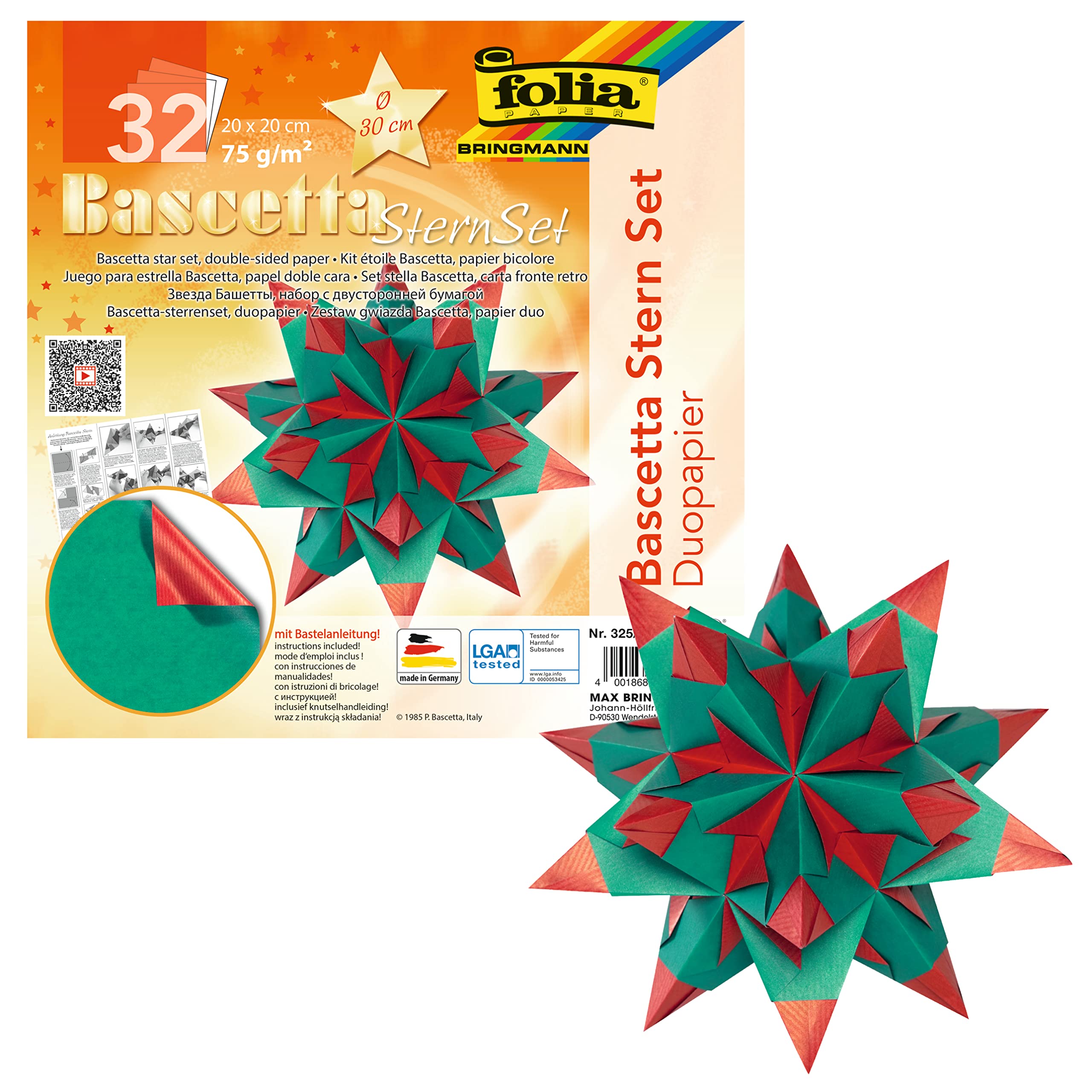 folia 836/3030 Bascetta Star Handicraft set, blue
