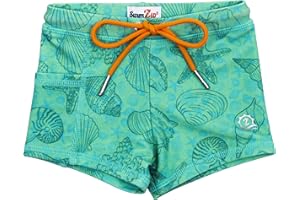SwimZip Shorties - UPF 50+ Swim Shorts - Baby, Toddler, and Kids - Boys' or Girls