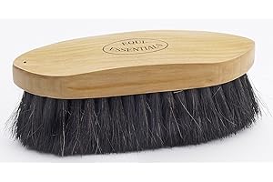 EQUIESSENTIALS Equi-Essentials Wood Backed Horsehair Dandy Brush - Size:Large 8" Color:Natural