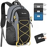 Seektop 20L Foldable Waterproof Hiking Backpack, Ultralight Small Lightweight Daypack Packable Backpack for Men Woman