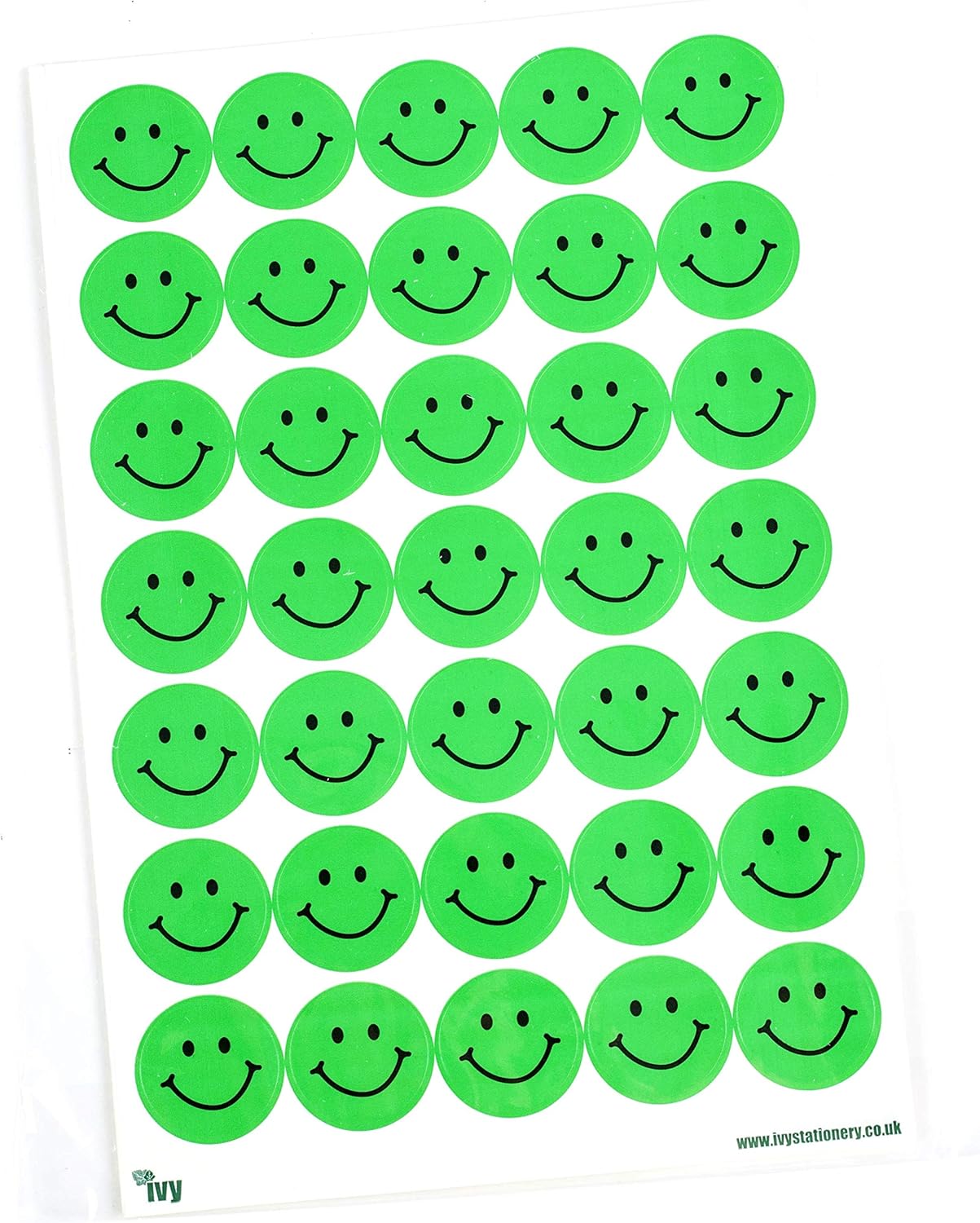 Green Smiley Face Stickers Motivational Reward Chart Sticky Labels Teachers Pack 420