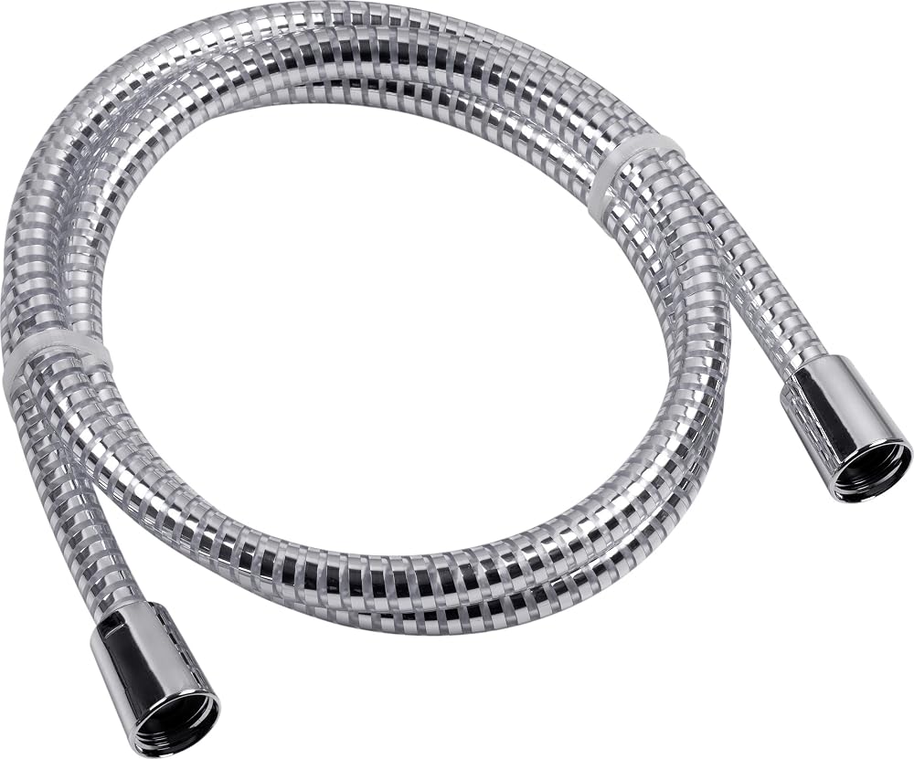 Cornat TB3010 1.5m Clear Plastic Shower Hose 1/2" Taper x 1/2" Taper