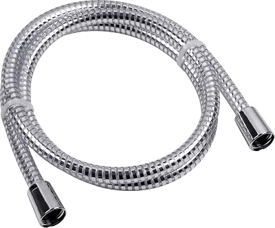 Cornat TB3010 1.5m Clear Plastic Shower Hose 1/2" Taper x 1/2" Taper