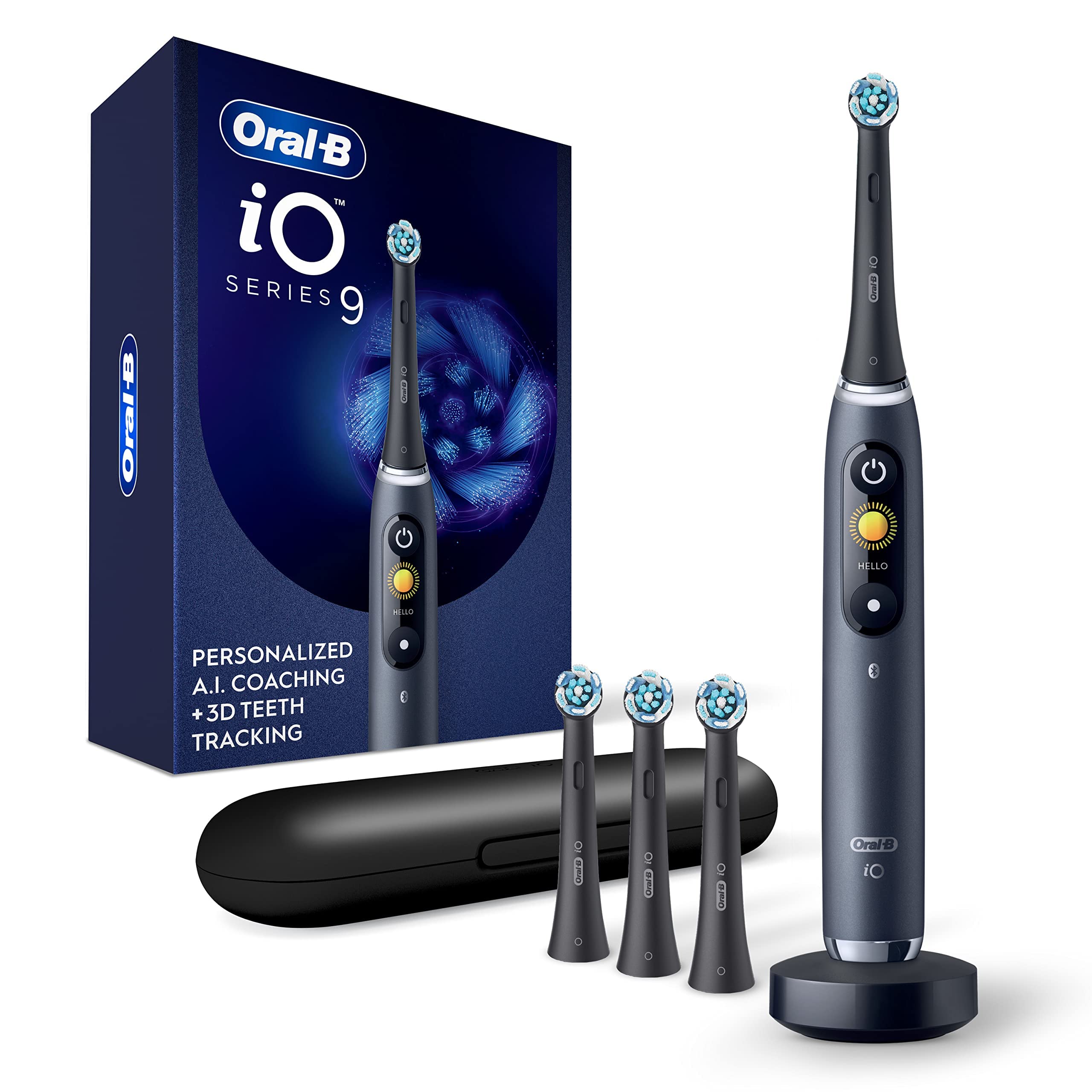 Oral B IO Series 9 Electric Toothbrush With 3 Replacement Brush Heads 