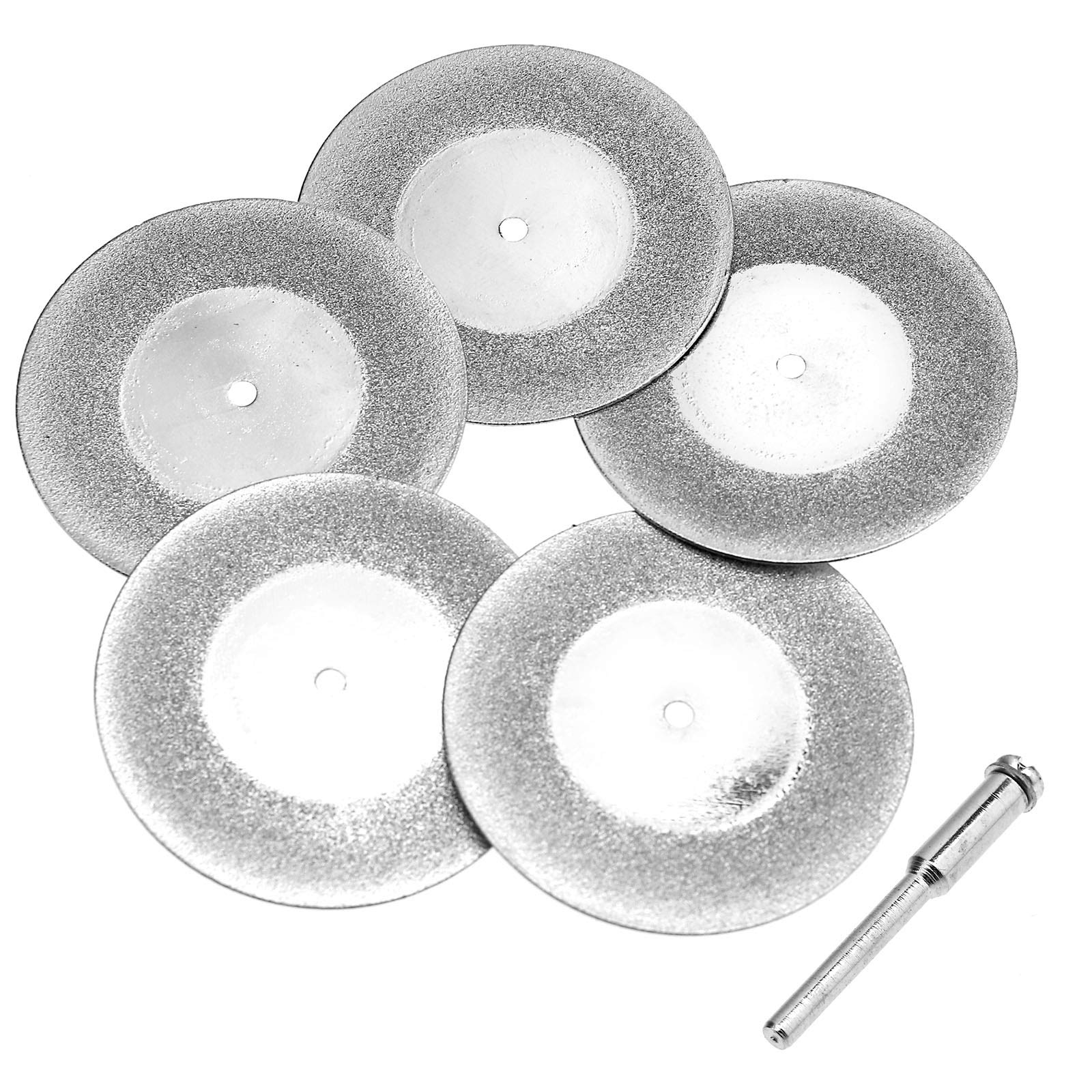 OTOTEC 5x Diamond Cutting Discs Drill Bit Wheel Cut Off Stone Jade Glass Metal Rotary Tool