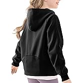 J·E Sterguard Girls' Fashion Hoodies Sweatshirts Fleece Zip-Up Hoodie for Girls and Boy 6-14 Year Old Girl Clothes