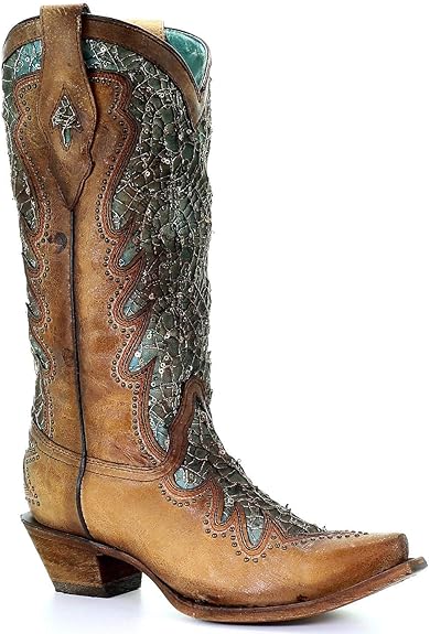 botas vaqueras para mujer bordadas