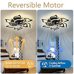 haodengshi Geometric Ceiling Fan with
