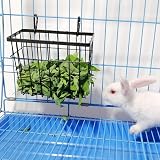 S SANGLE SOPFFY Rabbit Hay Feeder 2PCS Metal Frame Wall Mount Guinea Pig view 2