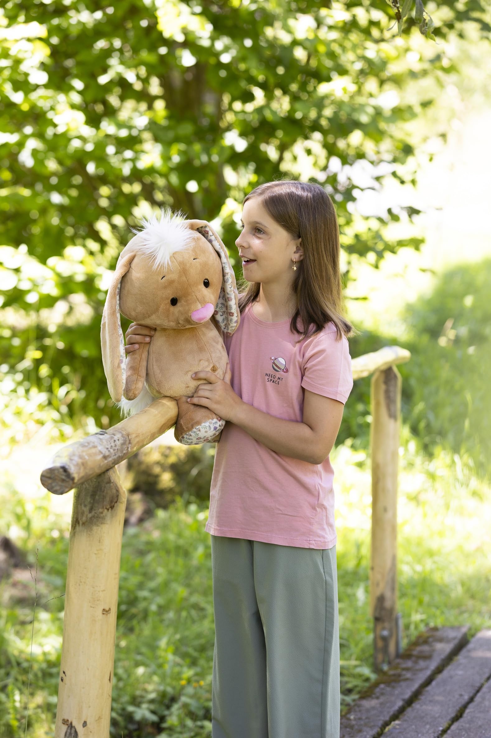 NICI Kuscheltier Hase 50cm beige - Stofftier aus weichem Plüsch, niedliches Plüschtier zum Kuscheln und Spielen, für Kinder & Erwachsene, tolle Geschenkidee - 61456 2