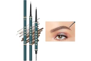 BECHY Eyebrow Pencil,3 PCS Waterproof Professional Makeup Micro Brow Pencil,Brow Kit with Eyebrow Brush and Razor,Ultra-Fine Mechanical Pencil,Eyebrow Pencils for Women