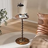 InnJoey Side Table - Round Side Table, Small End Table, Luxury Living Room Side Tables for Small Spaces for Living Room, Bedr