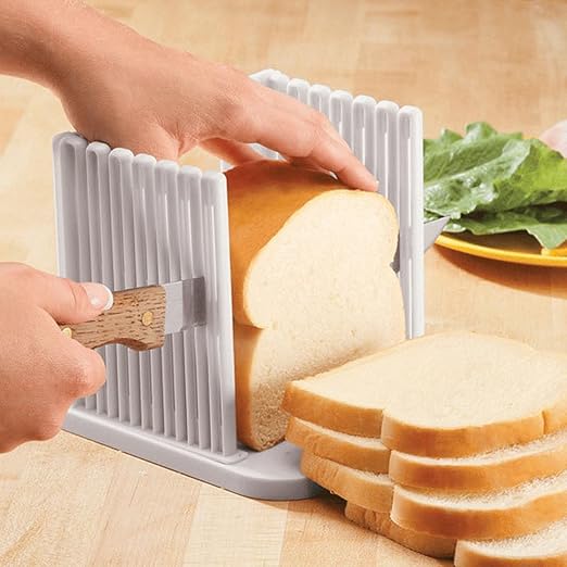 Loaf Bread Cake Cutter Slicer Holder Organiser. Amazon.co.uk Kitchen & Home