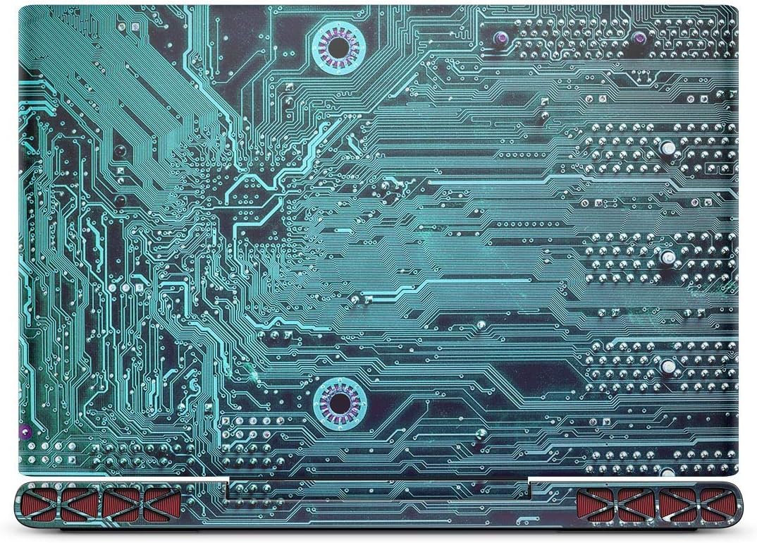 Design Skinz Electric Circuit Board V5 | Sticker | Wrap | Decal | Scratch Resistant Skin Cover Compatible with The Dell Inspiron 15 7000 Gaming Laptop (2017 Model)