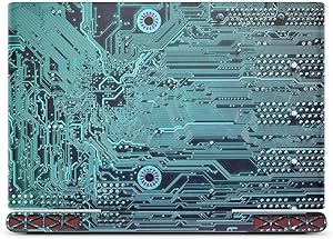Design Skinz Electric Circuit Board V5 | Sticker | Wrap | Decal | Scratch Resistant Skin Cover Compatible with The Dell Inspiron 15 7000 Gaming Laptop (2017 Model)