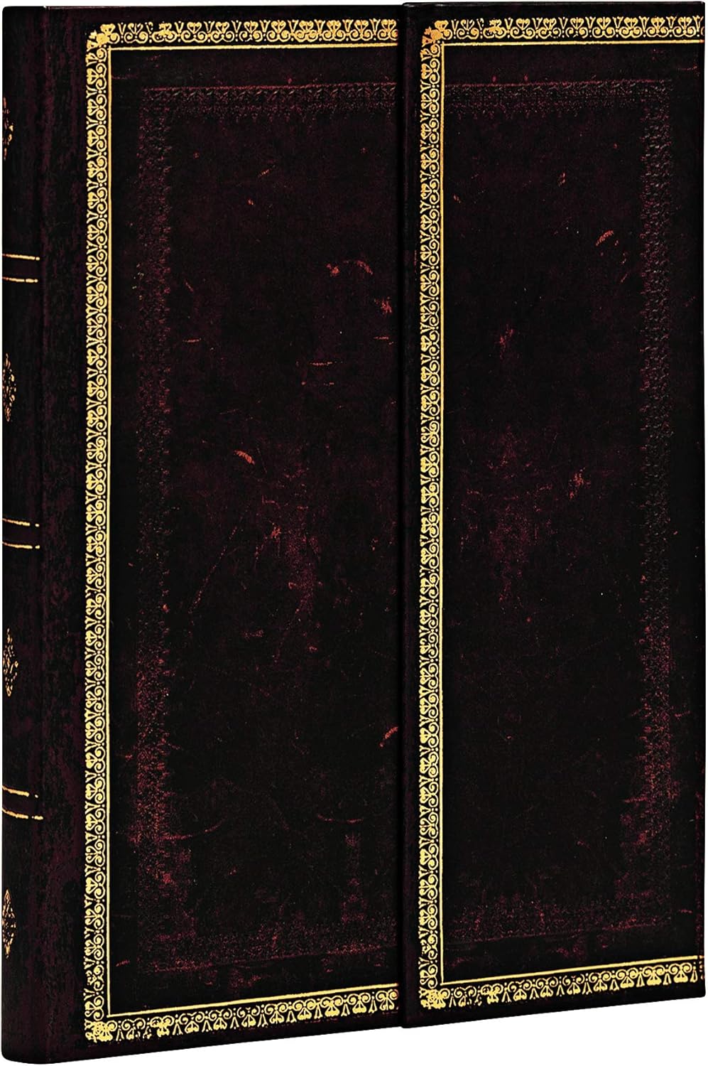 Paperblanks Old Leather Moroccan Flexi Mini Notebook with Lined Pages - Black - Image 3