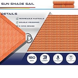 Windscreen4less 12' x 12' Sun Shade Sail Rectangle