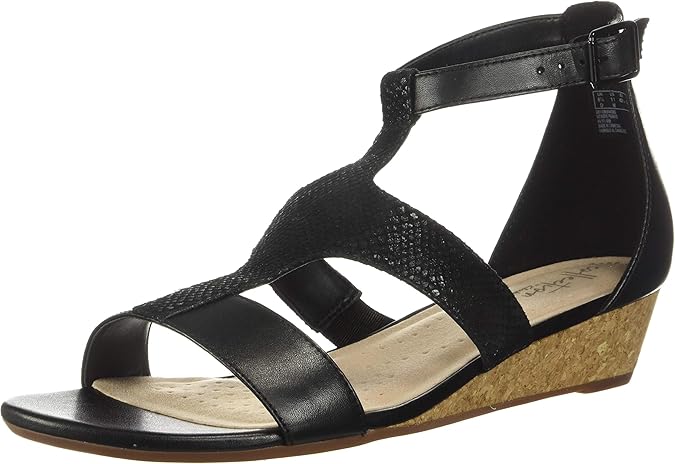 clarks comfort wedge sandals