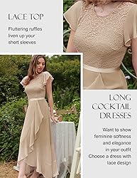 BeryLove Homecoming Dresses for Teens Wedding Guest