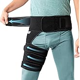 UYU ESENCE Hip Brace Sciatica Pain Relief Devices,Sciatic Nerve Brace,Adjustable Hamstring,Thigh,Groin Compression Sleeve for Sciatic Nerve Relief,Hip Flexor Compression Wrap for Women & Men