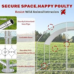 Chicken Coop Large Metal Chicken House Chicken