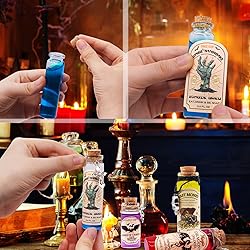 99 Pcs Apothecary Bottles Set with Halloween