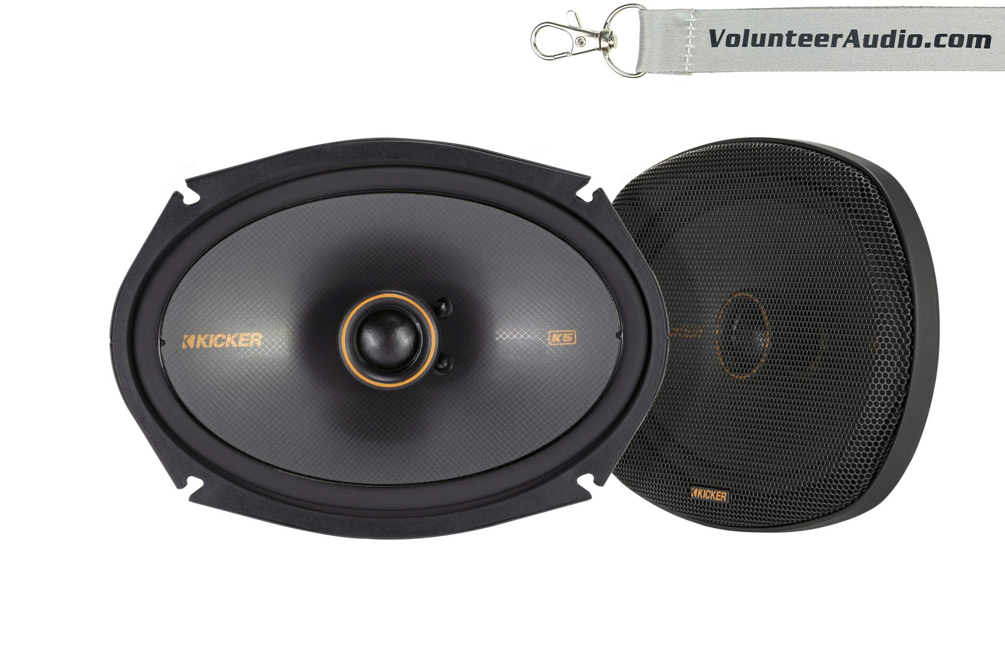 KICKER KS Series KSC690 6X9" Coaxial Speakers 300W Peak 4 Ohm