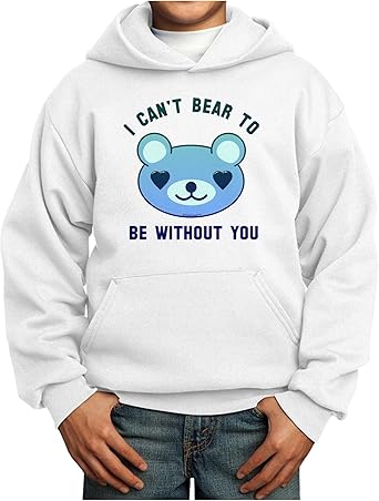 youth teddy bear hoodie