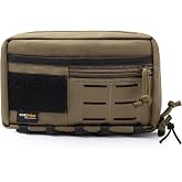 Mardingtop 600D/Cordura Tactical Molle Utility Pouch, Small Military Admin EDC Tool Organizer Bag