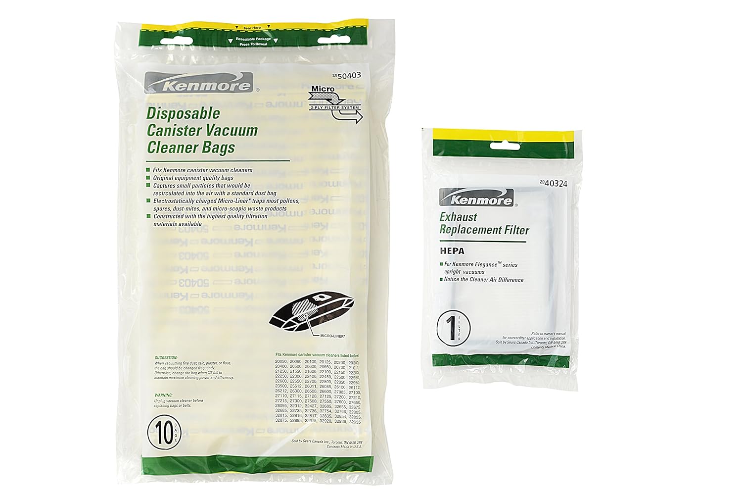 Kenmore Vacuum Cleaner Bags