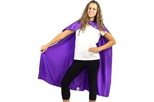 Everfan Adult Superhero Cape | Superhero Capes for Adults | Satin Costume Cape