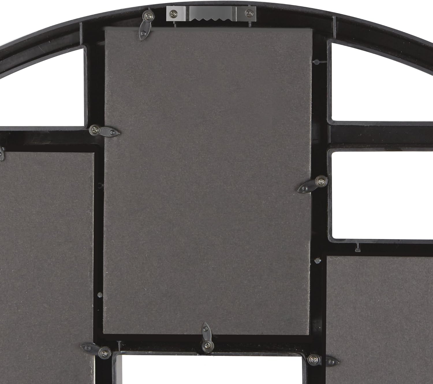 Umbra 311120-040 Luna Large 4x6 Picture Frame Collage and Wall Décor, 21.9 x 21.9 x 1.8, Black - Round Picture Frame