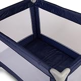 Red Kite Sleeptight Travel Cot - Blueberry, Padded Mattress, Portable view 7